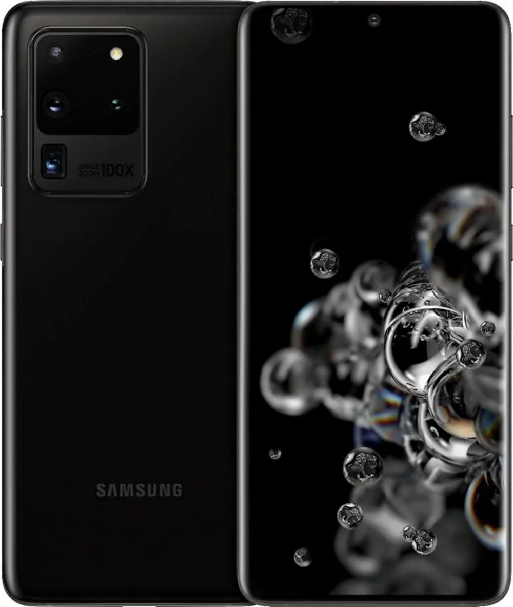 Pre-Owned Samsung Galaxy S20 Ultra 5G, AT&T Only 128GB, Black, 6.9 in (Refurbished: Good)