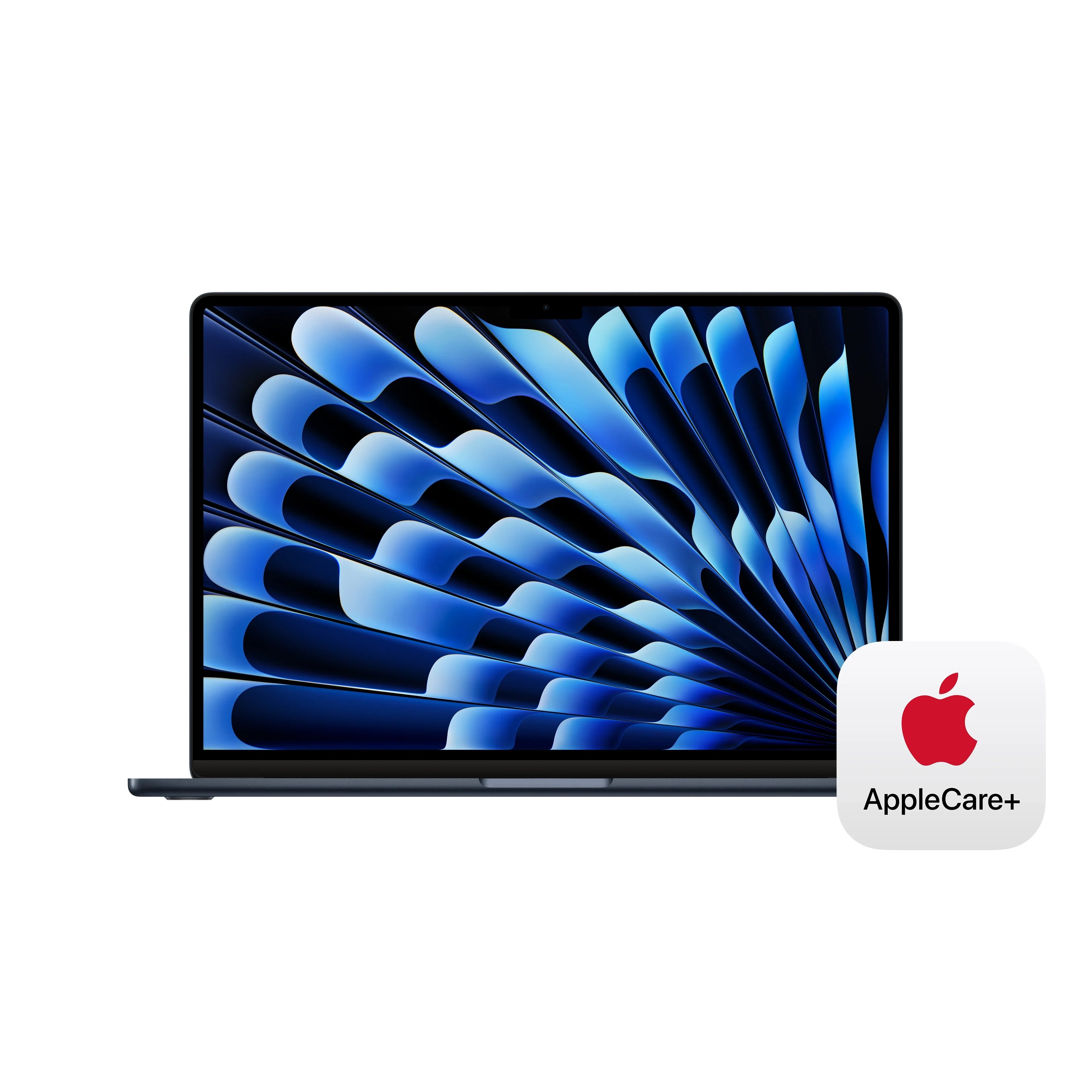 Apple MacBook Air 15-in M3 8C CPU - 10C GPU, 8GB 256GB, Starlight - MRYR3LL/A (Spring 2024) + AppleCare Bundle