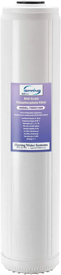 LIHONG FWDS150K Anti Scale Water Filter Replacement Cartridges, 20” x 4.5”, White
