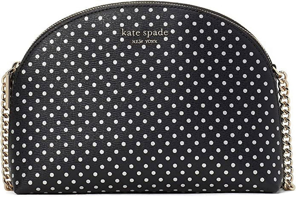 Kate Spade Women's New York Spencer Metallic Dots Double Zip Crossbody Bag