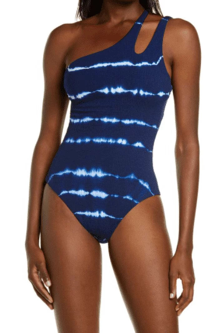 Becca by Rebecca Virtue MARINA Iconic Asymmetrical One-Piece Swimsuit, US Large