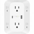 Belkin - Surge protector (wall mountable) - AC - output connectors: 8