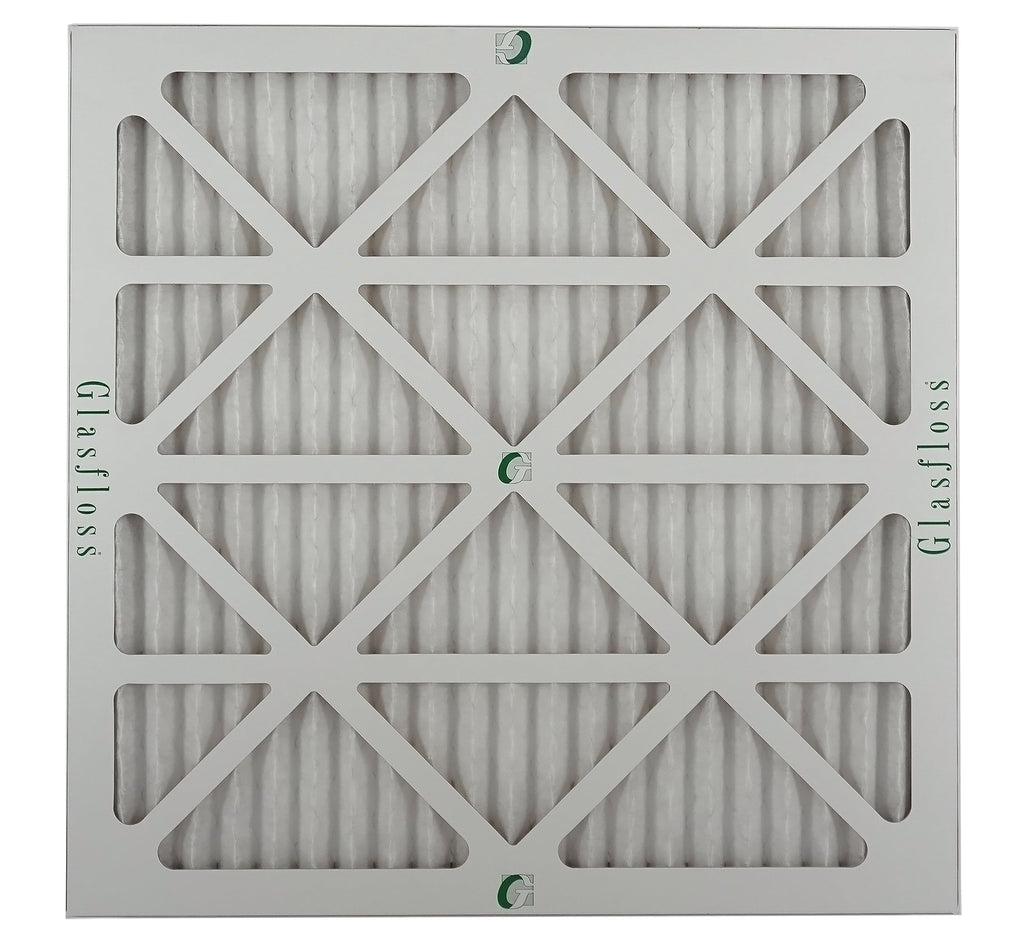 Glasfloss 20x20x1 - MERV 10 -Qty:6 - Furnace Air Filter - Made in USA (Actual Size: 19.5 x 19.5x7/8 inch)