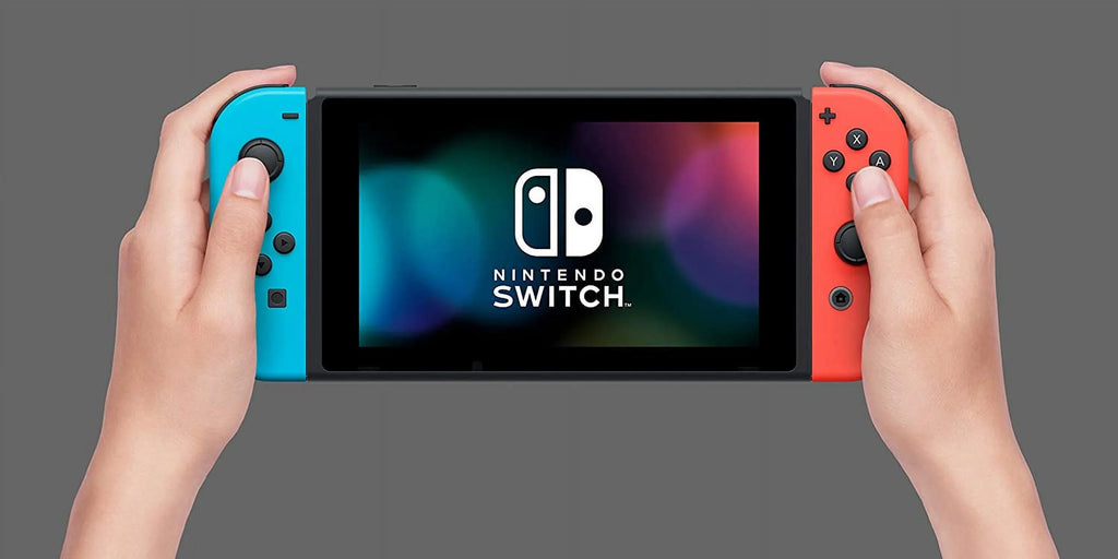 Nintendo - Switch 32GB Console - Neon Red/Neon Blue Joy-Con459