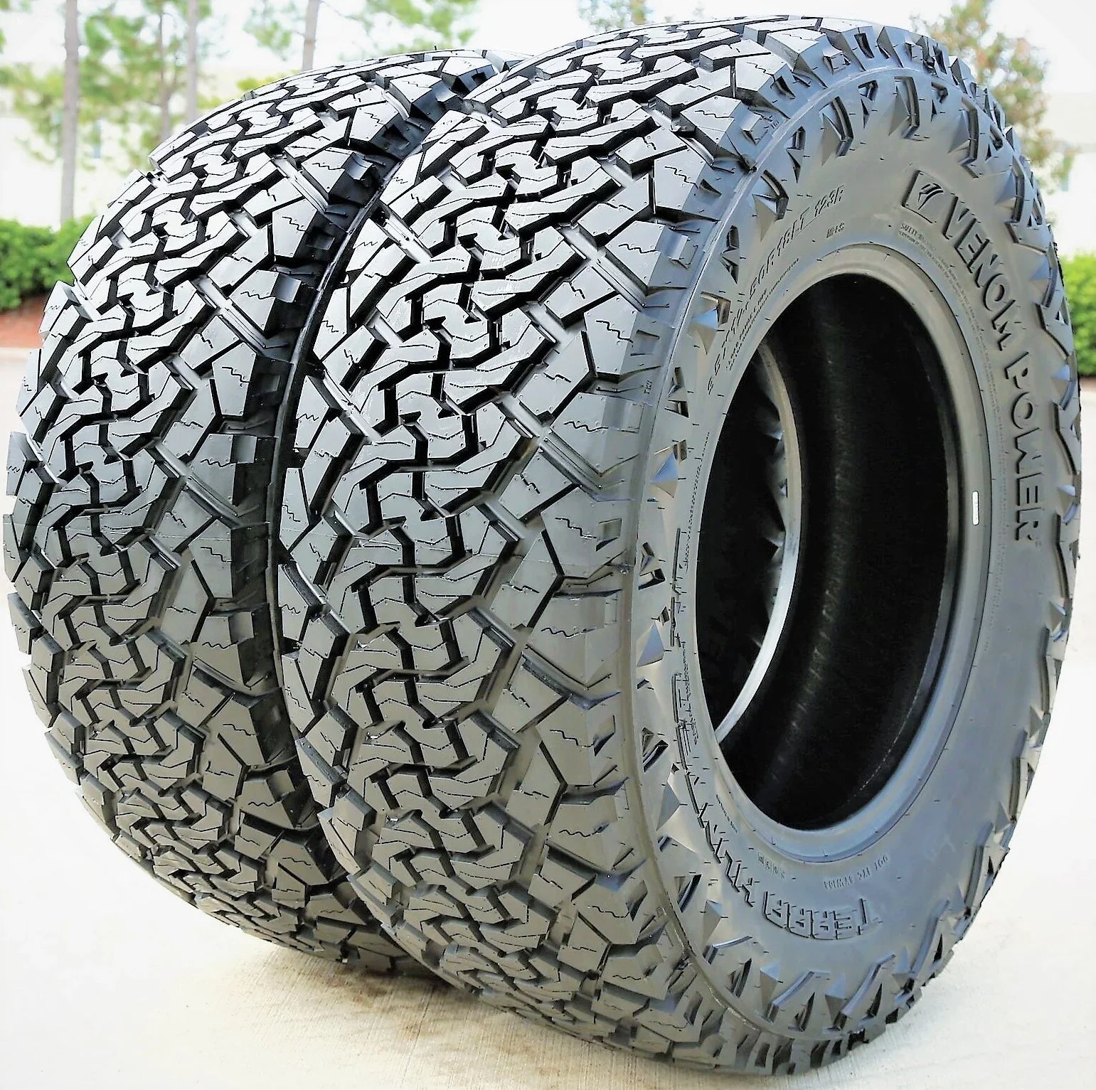 Pair of 2 (TWO) Venom Power Terra Hunter X/T LT 35X12.50R18 Load E 10 Ply XT Extreme Terrain Tires