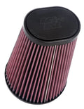 K&N Universal Clamp-On Air Filter: High Performance, Premium, Washable, Replacement Filter: Flange Diameter: 4.5 In, Filter Height: 8 In, Flange Length: 0.625 In, Shape: Tapered Oval, RU-1021