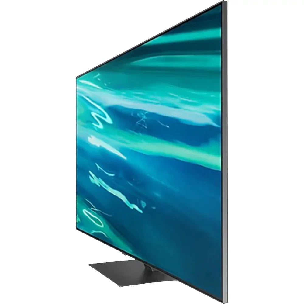 Restored Samsung QN55Q80AA 55 Inch QLED 4K UHD Smart TV (2021) Bundle with 2 Year Premium Extended Protection Plan (Refurbished)