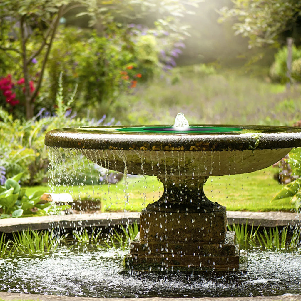 Imitation Sun Flower Solar Fountains For Garden Swimming Pool Pond Motion Controlled Sprinkler