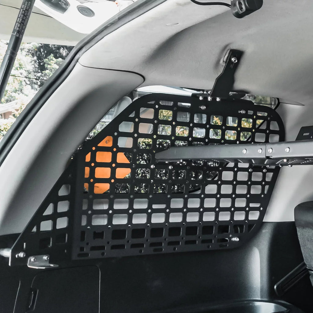 BAKOD Molle Storage Window Shelf Set Panel for 2010-2023 Toyota 4Runner Black MSW100 MSPS100