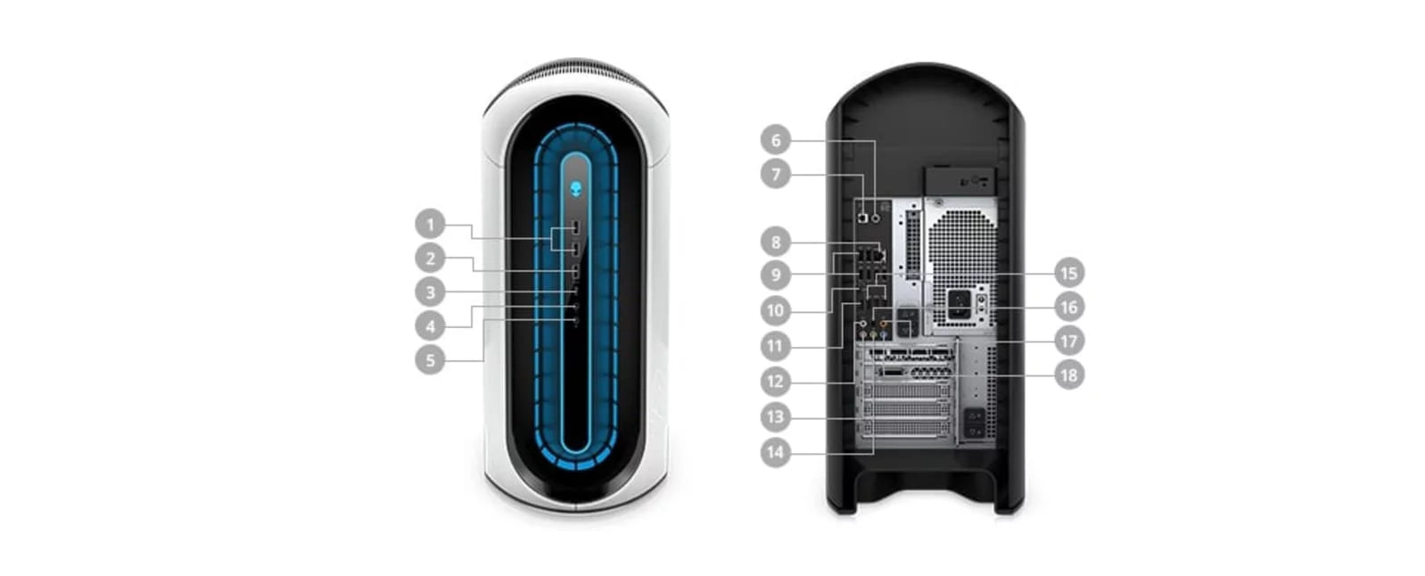 Restored Alienware Aurora R12 Gaming Desktop (2021) i7 - 1TB SSD + 1TB HDD - 16GB RAM - 3060 Ti 8 s @ 4.9 GHz - 11th Gen CPU - 8GB GDDR6 (Refurbished)
