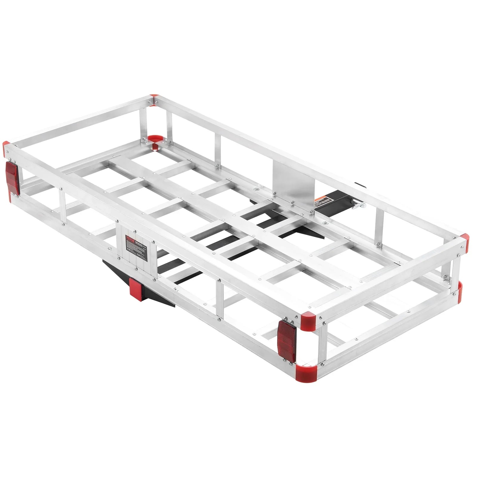 BENTISM Hitch Mount Cargo Carrier 47 x 20 x 6 in 500lb Aluminum Strong Fits 2" Receiver Cargo Basket for SUVs Sedans Vehicles