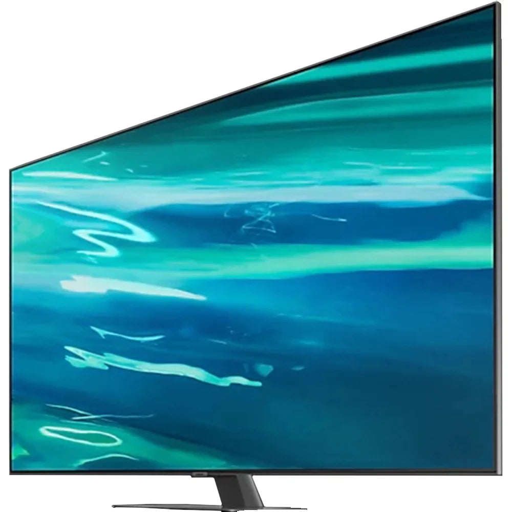 Restored Samsung QN55Q80AA 55 Inch QLED 4K UHD Smart TV (2021) Bundle with 2 Year Premium Extended Protection Plan (Refurbished)