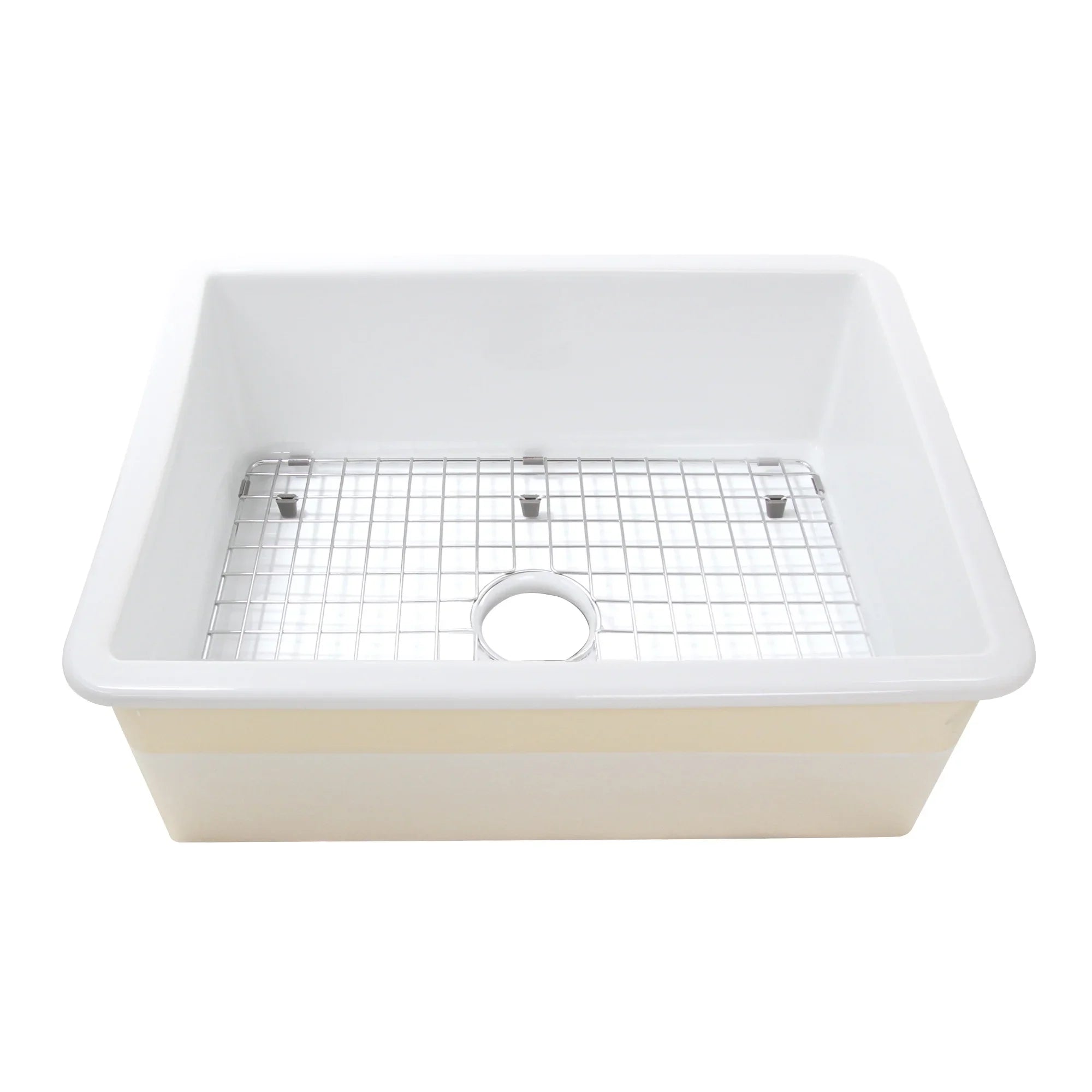 Highpoint Collection Dualmount Fireclay Kitchen Sink