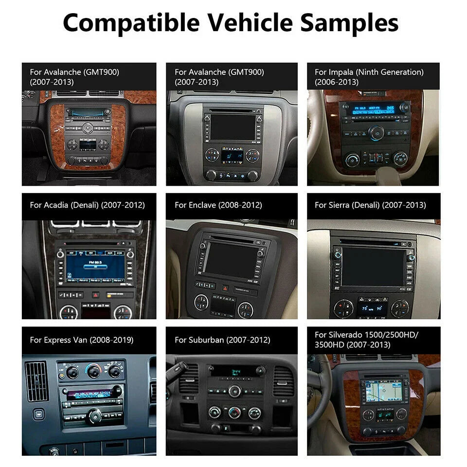 Android13 4-64G Car Radio Stereo for Chevy Silverado Tahoe Traverse GMC Sierra Yukon with Bluetooth GPS Navigation