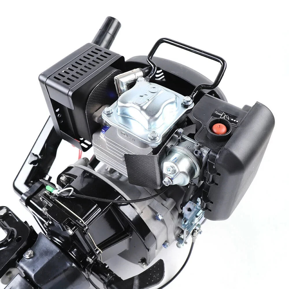 6 HP 4-Stroke Heavy Duty Outboard Motor Fishing Craft Engine Air Cooling System