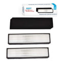 HQRP Kit: 2pcs Filter C & 4-pack Carbon Filters (Reserve) Suitable with GermGuardian AC5300B AC5350W AC5350B AP2800CA AC5000E AC5250 AC5250PT Air Purifiers, FLT5000 Replacement
