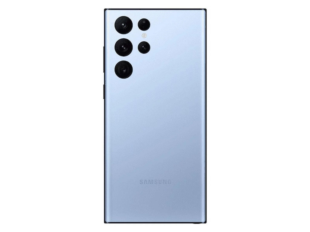 Open Box Samsung Galaxy S22 Ultra 5G S908U1 256GB Factory Unlocked (Sky Blue) Cellphone
