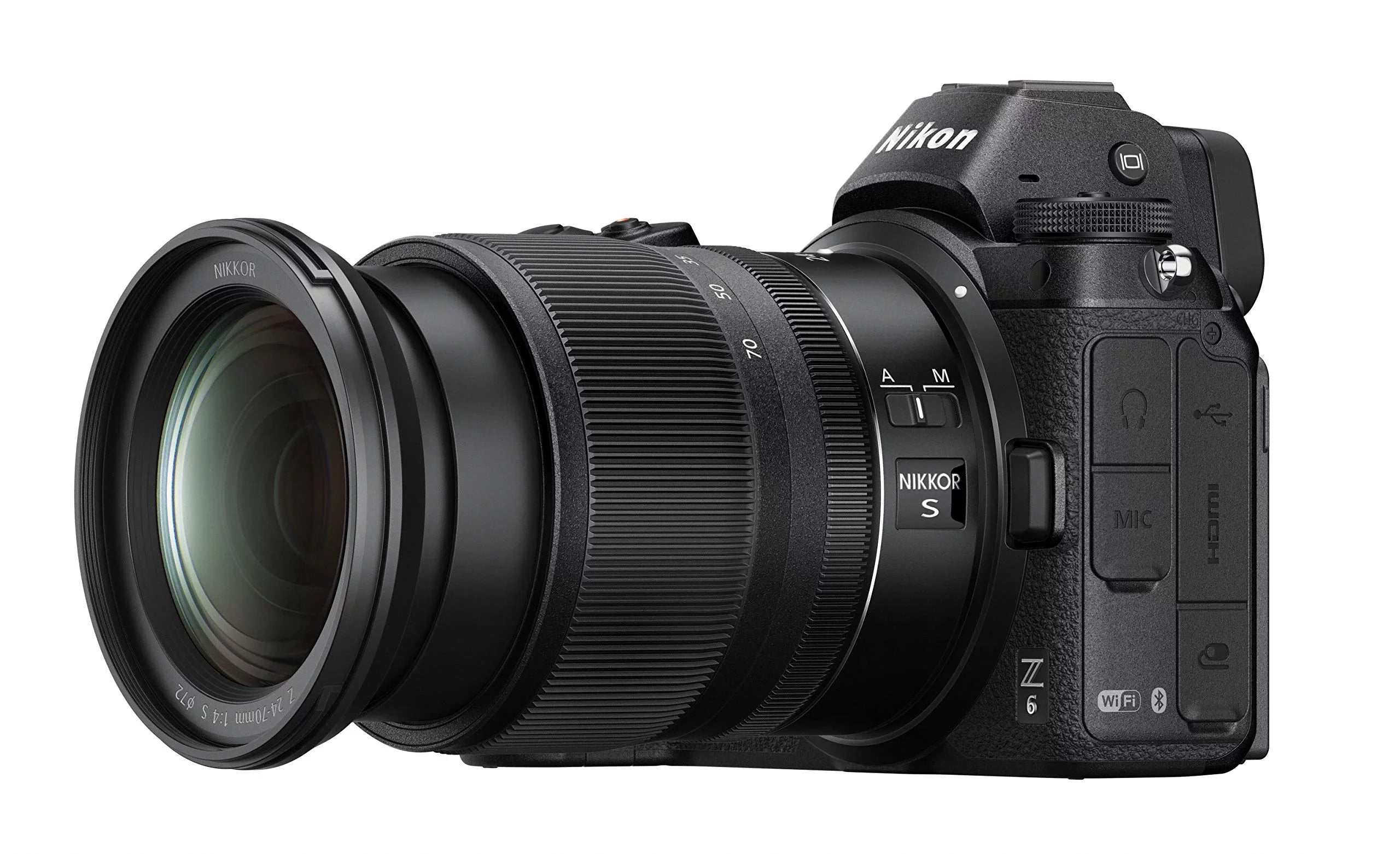 Restored Nikon Z6 FX-Format Mirrorless Camera Body w/NIKKOR Z 24-70mm f/4 S (Refurbished)