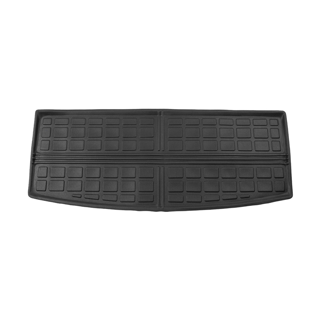 Fit 2021-2023 Chevry Tahoe GMC Yukon (Behind The 3rd Row Seats) Trunk Mat Cargo Liner Cargo Mat TPE All Condition Trunk Liner 2022 Chevy Tahoe Accessories (Trunk Mat)