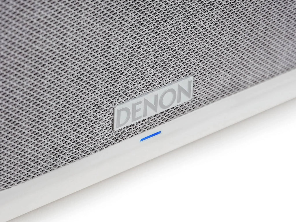 Denon Home 250 White Built in Heos Wireless Bluetooth Speaker with an Additional 1 Year Shield by Epic Protect (2020)