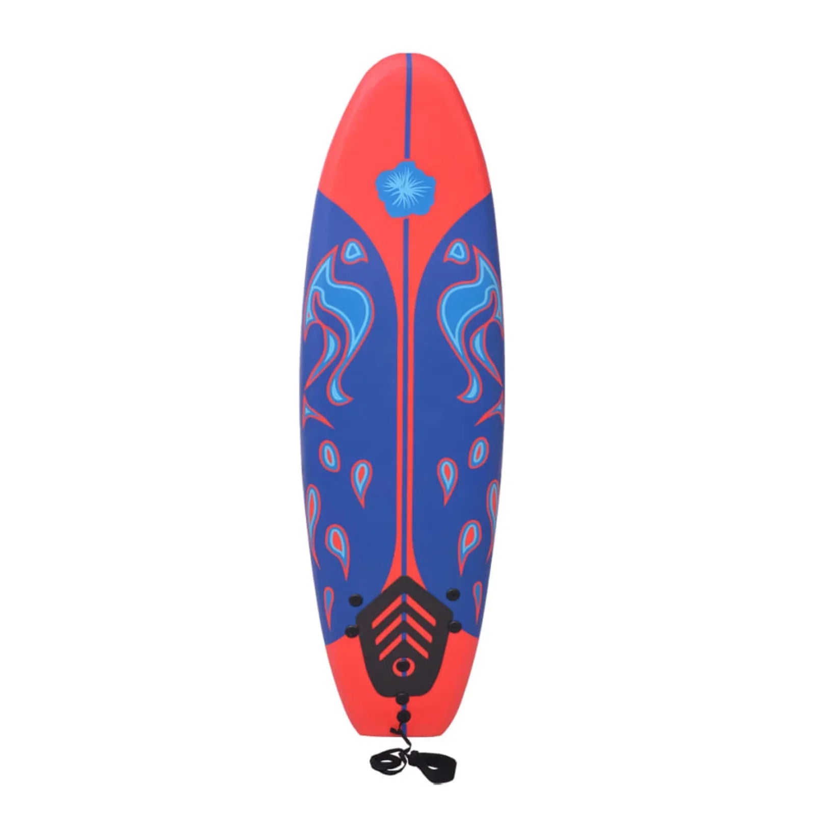 Irfora Surfboard Blue and Red 66.9"