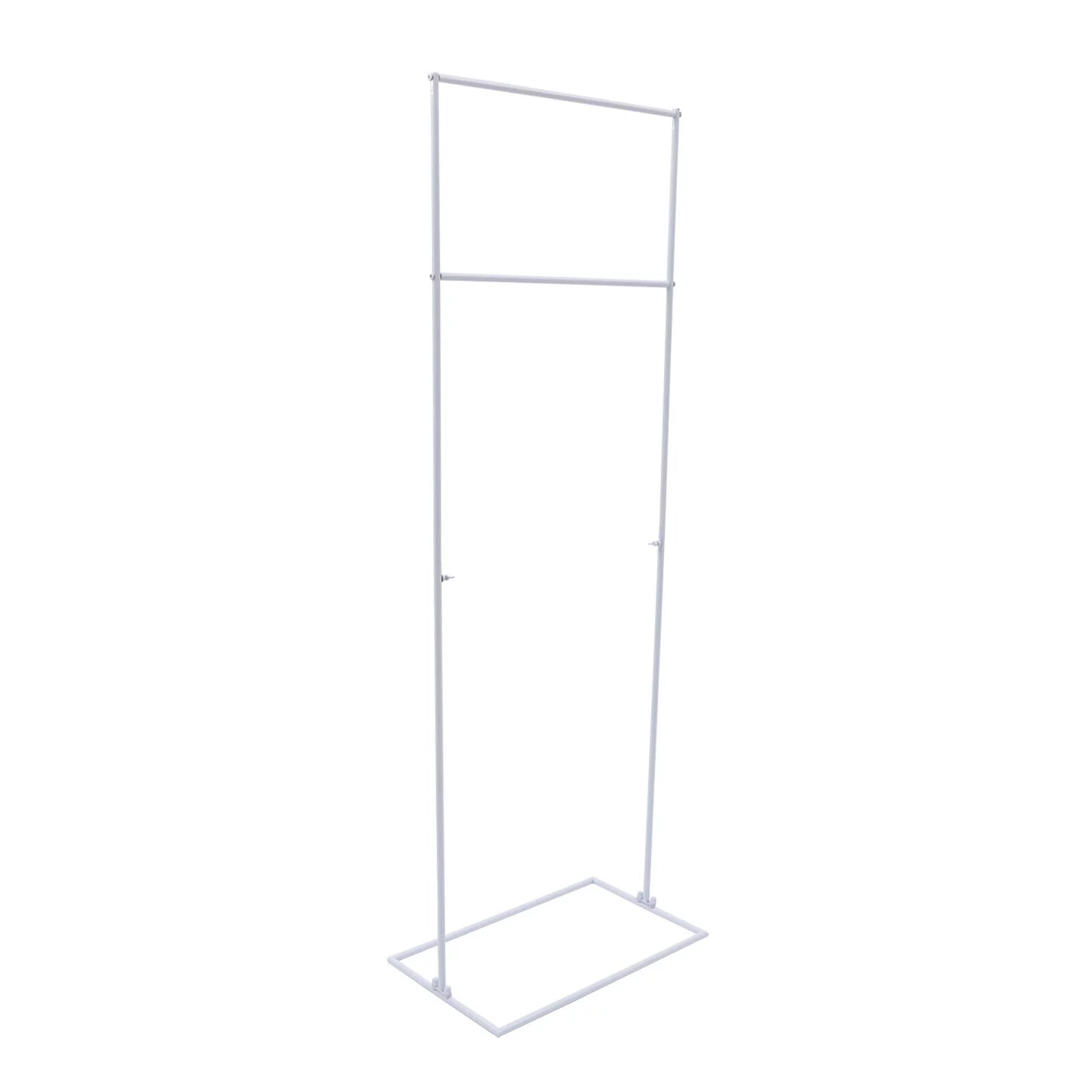 White/Golden Wedding Arch Rectangle Backdrop Stand Iron Balloon Flower Display Frame Decor