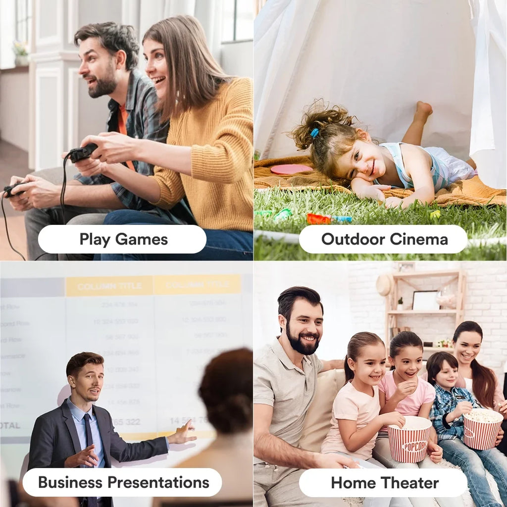 Innovations CJR600 150" LCD Home Theater Projector (White)