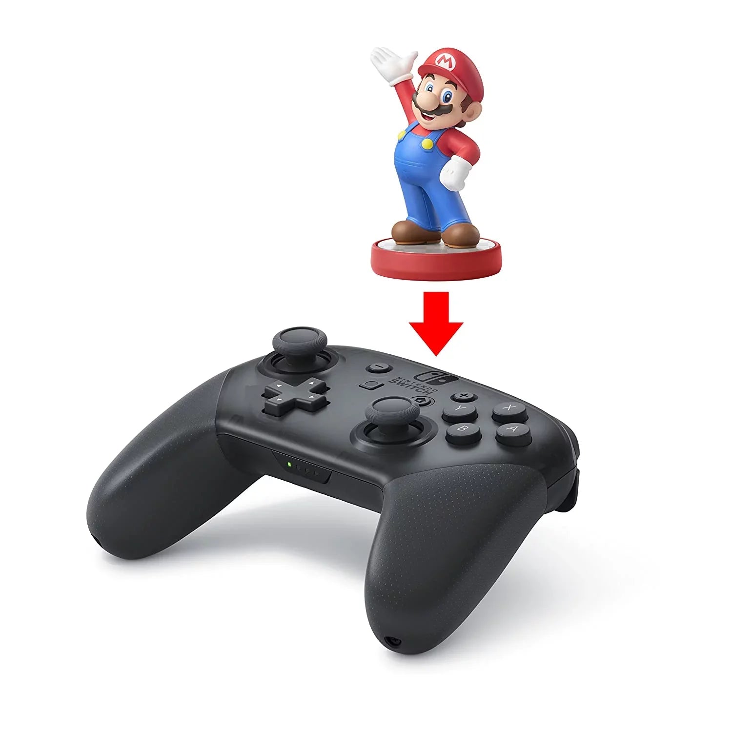 Nintendo Switch Console Neon Red & Blue with Extra Wireless Controller, Super Mario 3D World + Bowser’s Fury and Screen Cleaning Cloth