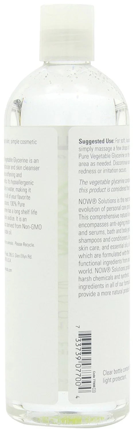 NOW Solutions Glycerine Vegetable, 16-Ounce
