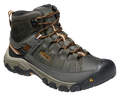 Refurbished KEEN Targhee III Mid Waterproof Hiking Boots for Men - Black Olive/Golden Brown - 9M