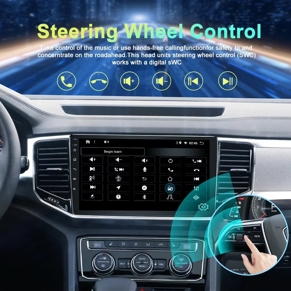 Android13 4-64G Car Radio Stereo for Chevy Silverado Tahoe Traverse GMC Sierra Yukon with Bluetooth GPS Navigation