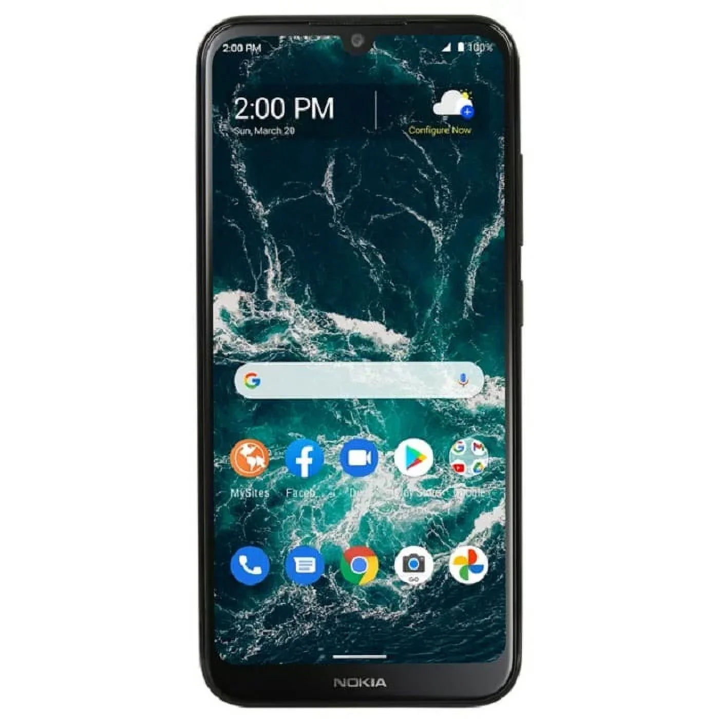 Restored Nokia STNKN151DCP Straight Talk 32GB 13 MP 4G Gray Prepaid Smartphone Nokia C200 (Refurbished)