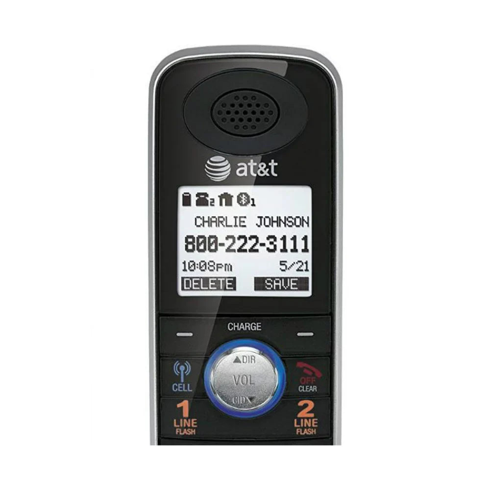 AT&T TL86009 2-Line Operation Handset Speakerphone with Lighted Keypad (2 Pack)