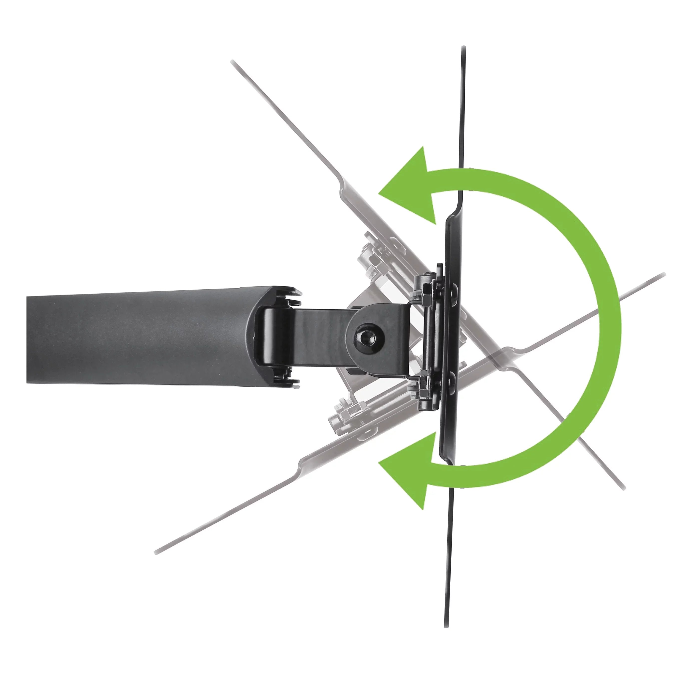 onn. Full-Motion Spring Arm TV Mount for 23"-65"TVs
