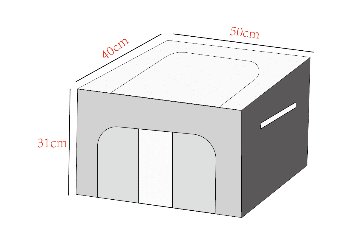 ECZJNT Black Cat looking at the camera Storage Bag Clear Window Storage Bins Boxes Large Capacity Foldable Stackable Organizer With Steel Metal Frame For Bedding,Clothes,Closets, Bedrooms