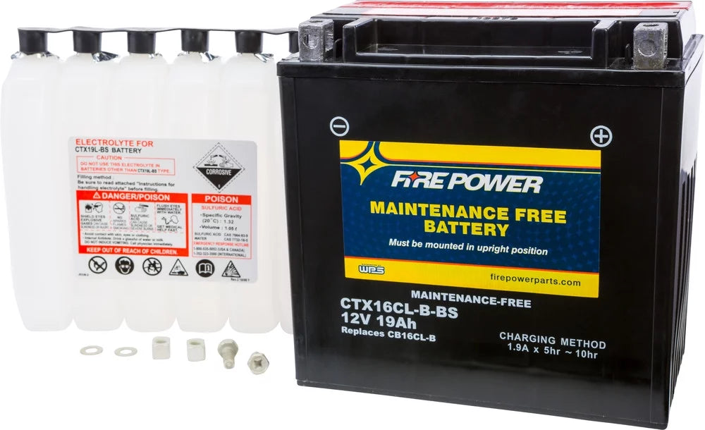 Fire Power Maintenance Free Battery Matching With Sea-Doo GTX 650 1994-1995