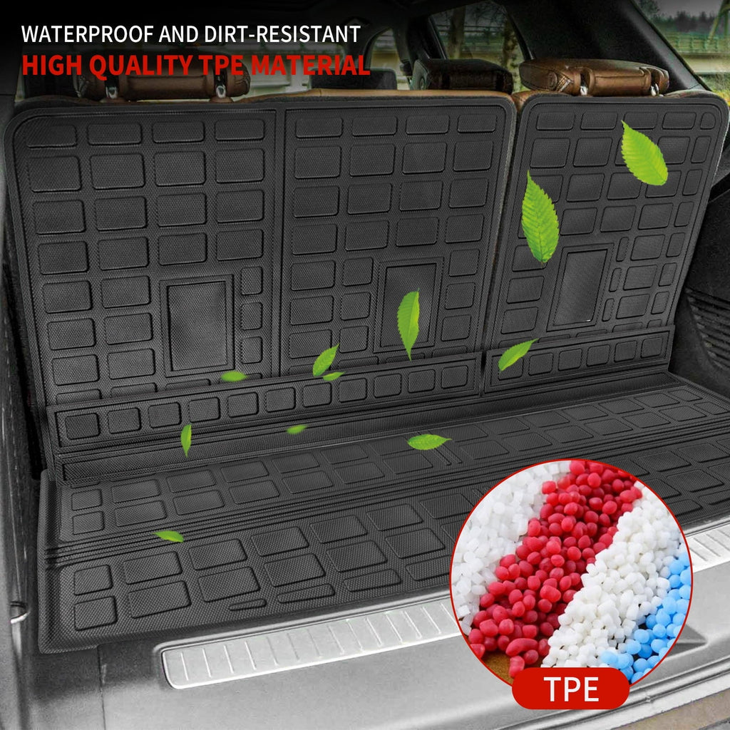 Fit 2021-2023 Chevrolet Tahoe GMC Yukon Rear Trunk Mat Cargo Liner Back Seat Shield Protector Chevy Tahoe Accessories