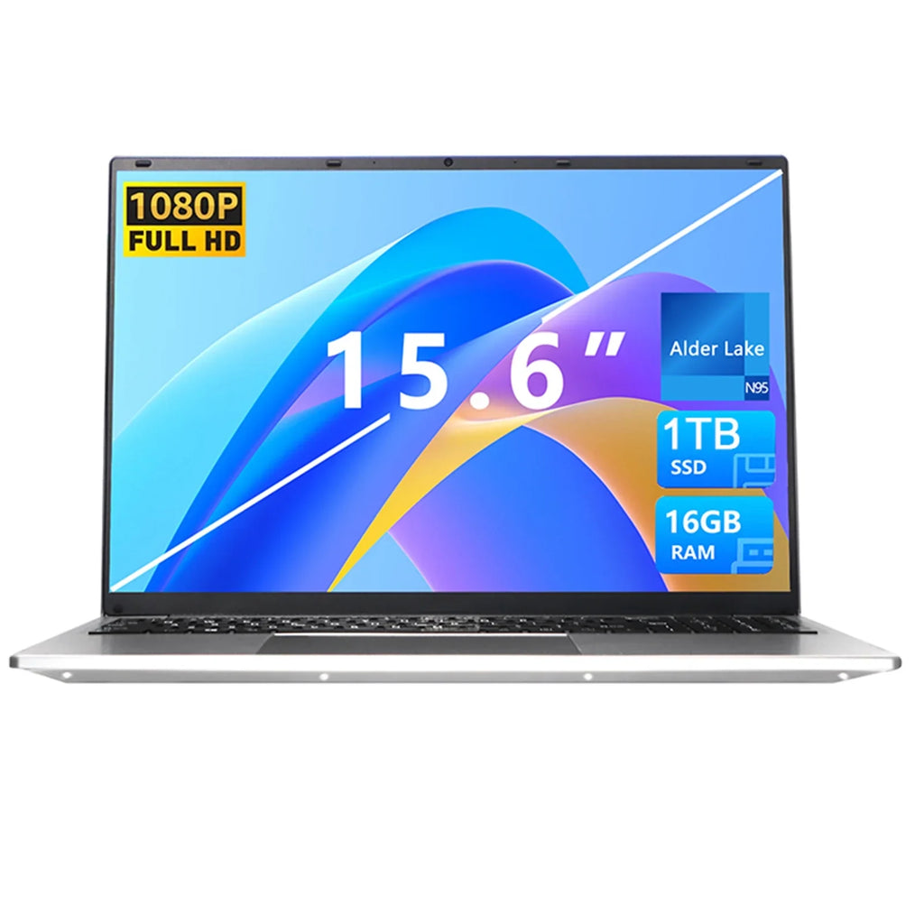 KUU Yepbook-2 Laptop Ultra Slim 15.6" Laptop Windows 11, N95 16GB RAM 1TB SSD Laptop With Bluetooth,HDMI