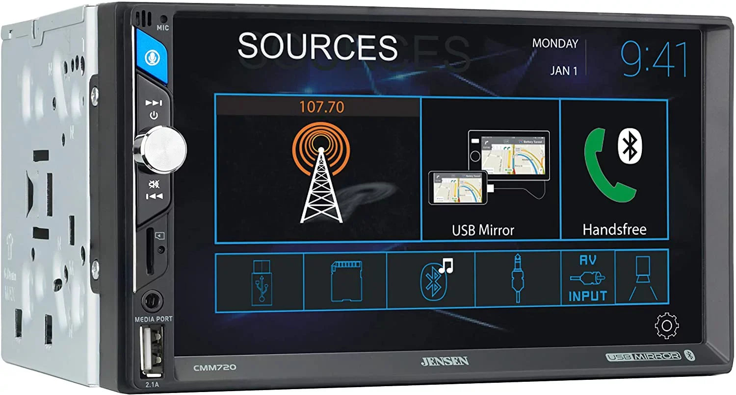 FITS 06-10 DODGE RAM AM/FM USB/BLUETOOTH TOUCHSCREEN CAR RADIO STEREO PKG. INCLUDES VEHICLE SPECIFIC INSTALLATION HARDWARE INCLUDING DASH KIT, WIRE HARNESS, AND ANTENNA ADAPTER WHEN REQIRED.