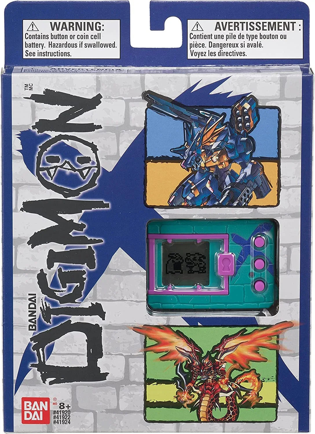 Digimon X Bandai Digivice Virtual Pet Monster - Green & Blue (41924)