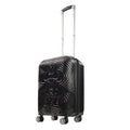 Disney Minnie Mouse 21 Inch Rolling Luggage, Molded Hardshell Carry On Suitcase with Wheels, Black