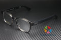 GUCCI GG0927O 004 Rectangular Square Grey Shiny Demo Lens 49 mm Men's Eyeglasses