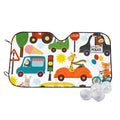 Balery Transports With Animals Windshield Sun Shade, Car Front Window Sunshade Protection ,Automotive Interior Portected Blocks Uv Rays For Car Pickup Truck Suv Accessories- Small