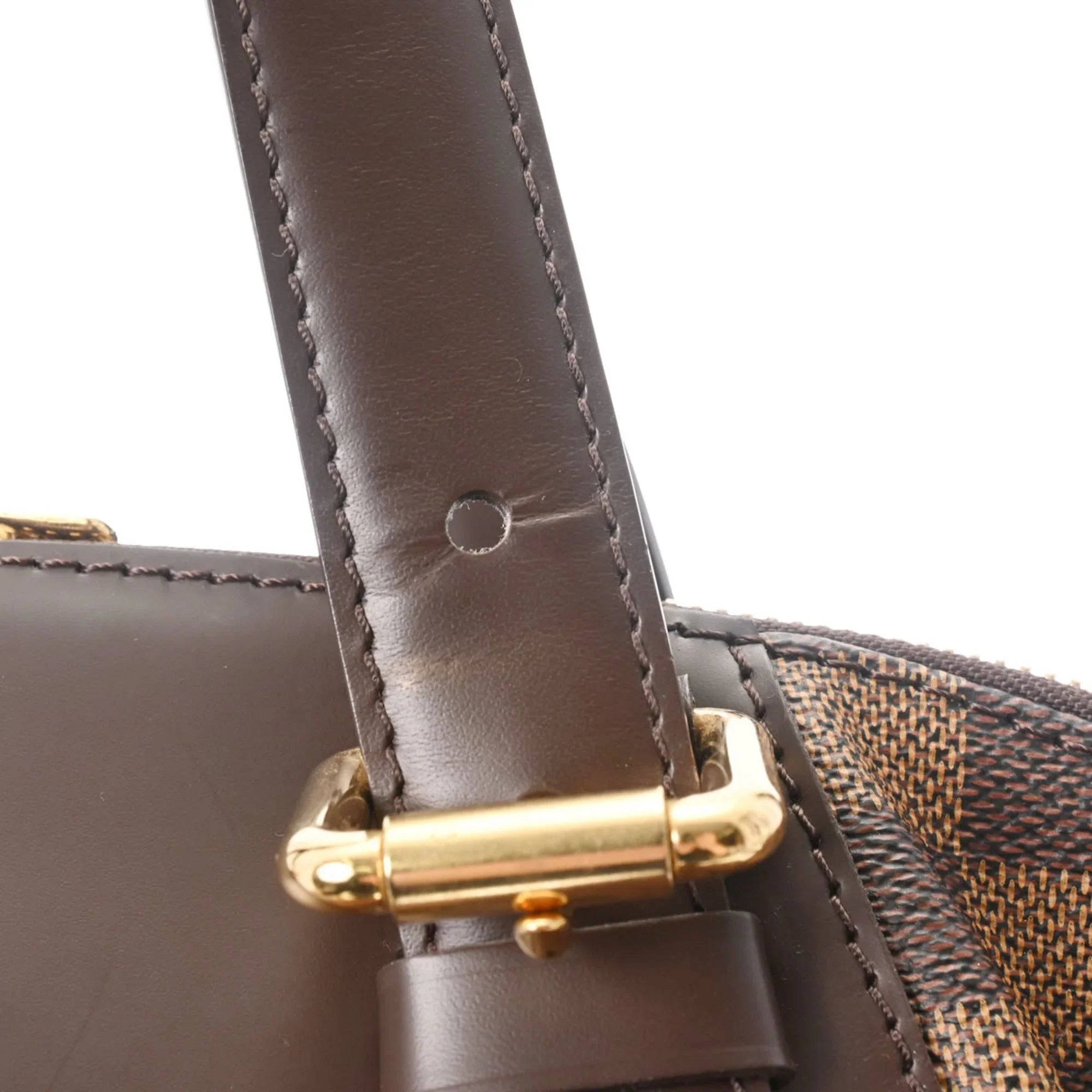 Pre-Owned LOUIS VUITTON Damier Verona MM Ebene N41118 Women's Canvas Shoulder Bag (Good)