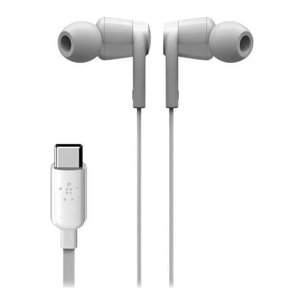 Belkin ROCKSTAR White G3H0002BTWHT USB-C Connector Headphones with USB-C Connector