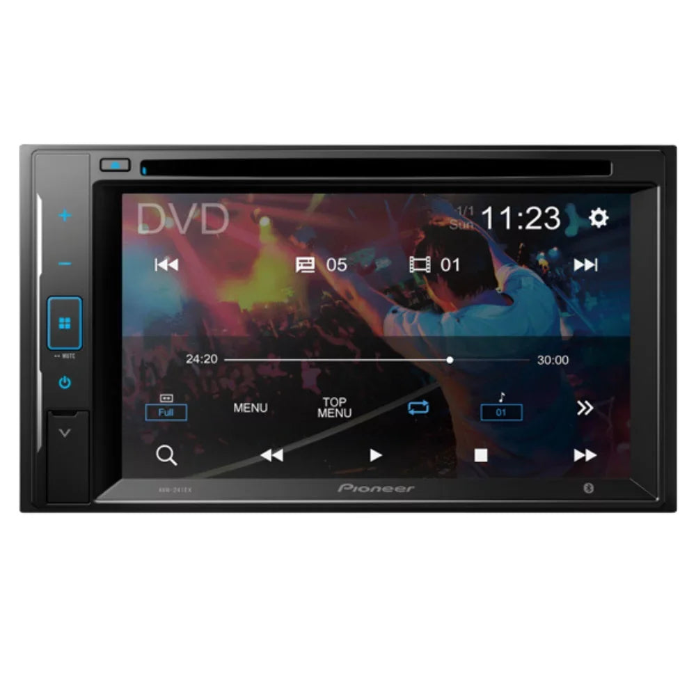 KIT2589 Bundle with Pioneer Multimedia DVD Car Stereo and Installation Kit - for 2008-2015 Nissan Frontier / Bluetooth Touchscreen, Backup Camera, Double Din Mounting Dash Kit