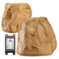 OSD Audio 5.25 inch 120W Bluetooth Outdoor Rock Speaker – Climate Impervious Sandstone Canyon Brown