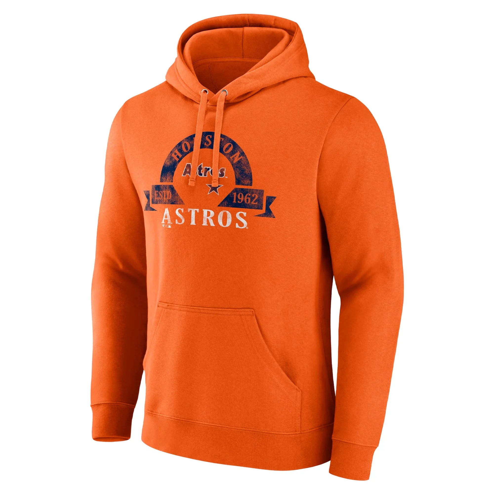 Men's Majestic Orange Houston Astros Utility Pullover Hoodie
