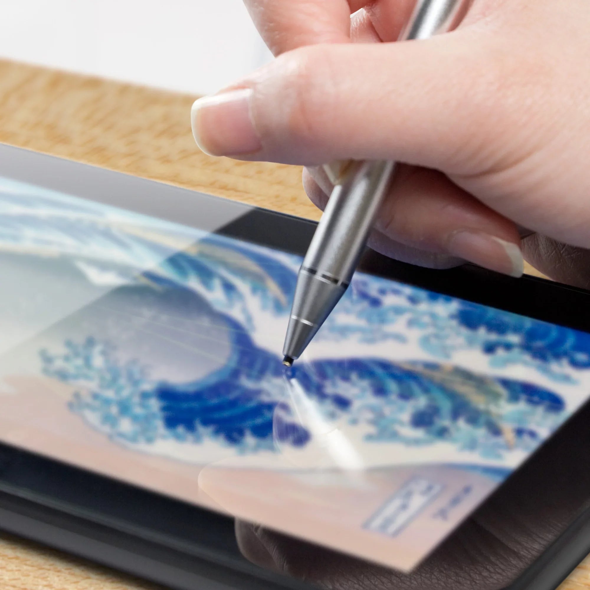 Lenovo C330 Convertible 2-in-1 Chromebook (11.6") Stylus Pen, BoxWave [AccuPoint Active Stylus] Electronic Stylus with Ultra Fine Tip - Metallic Silver