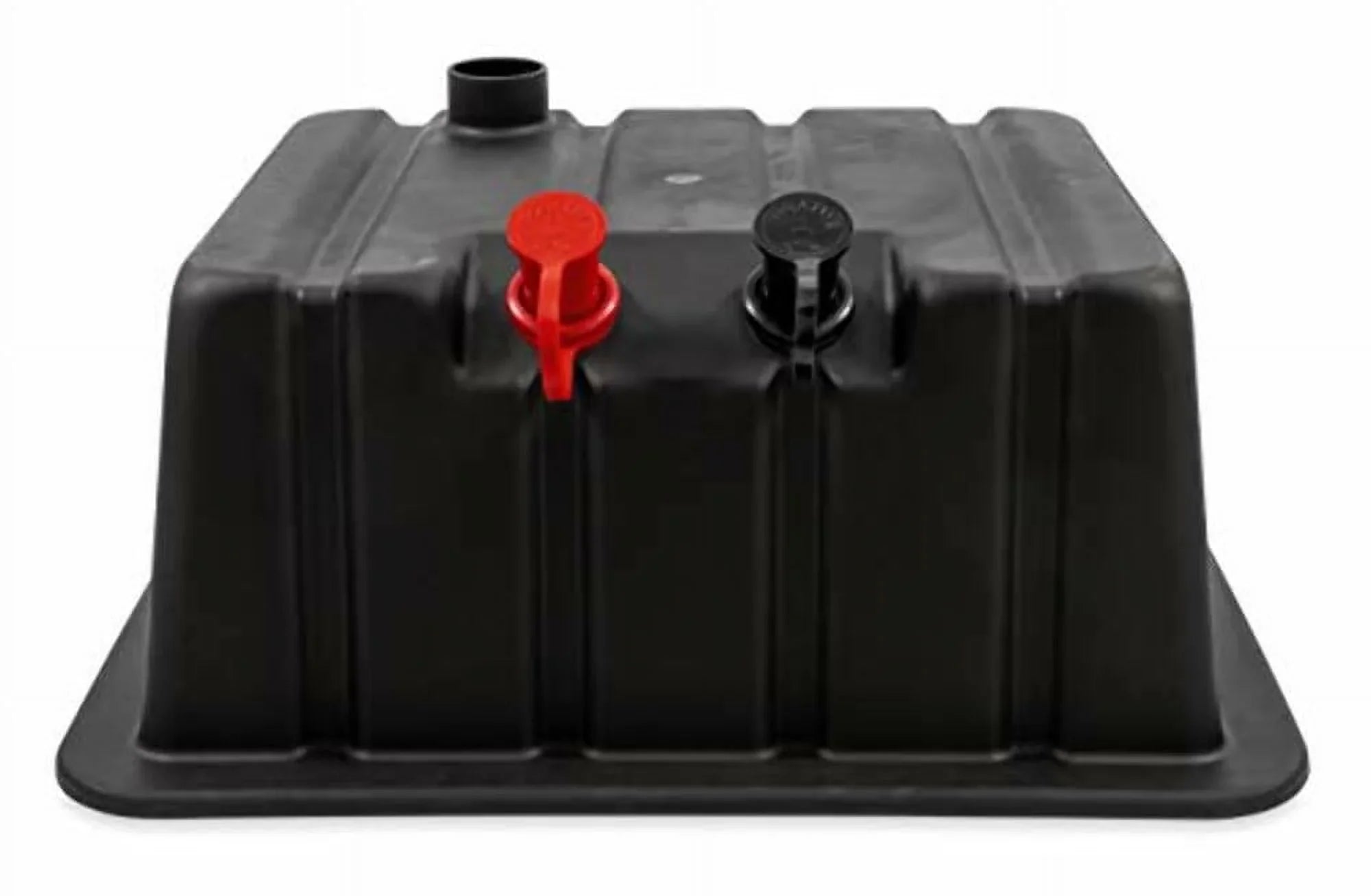 Camco Vented Camper/RV Double Side-by-Side Battery Box | Stores (2) Group 24 Batteries | Suitable with 3/8-Inch Ring Terminals on Battery Cables (55370)